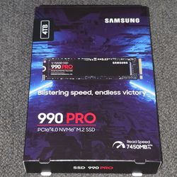 Samsung 990 PRO  - 4TB - NEW/SEALED
