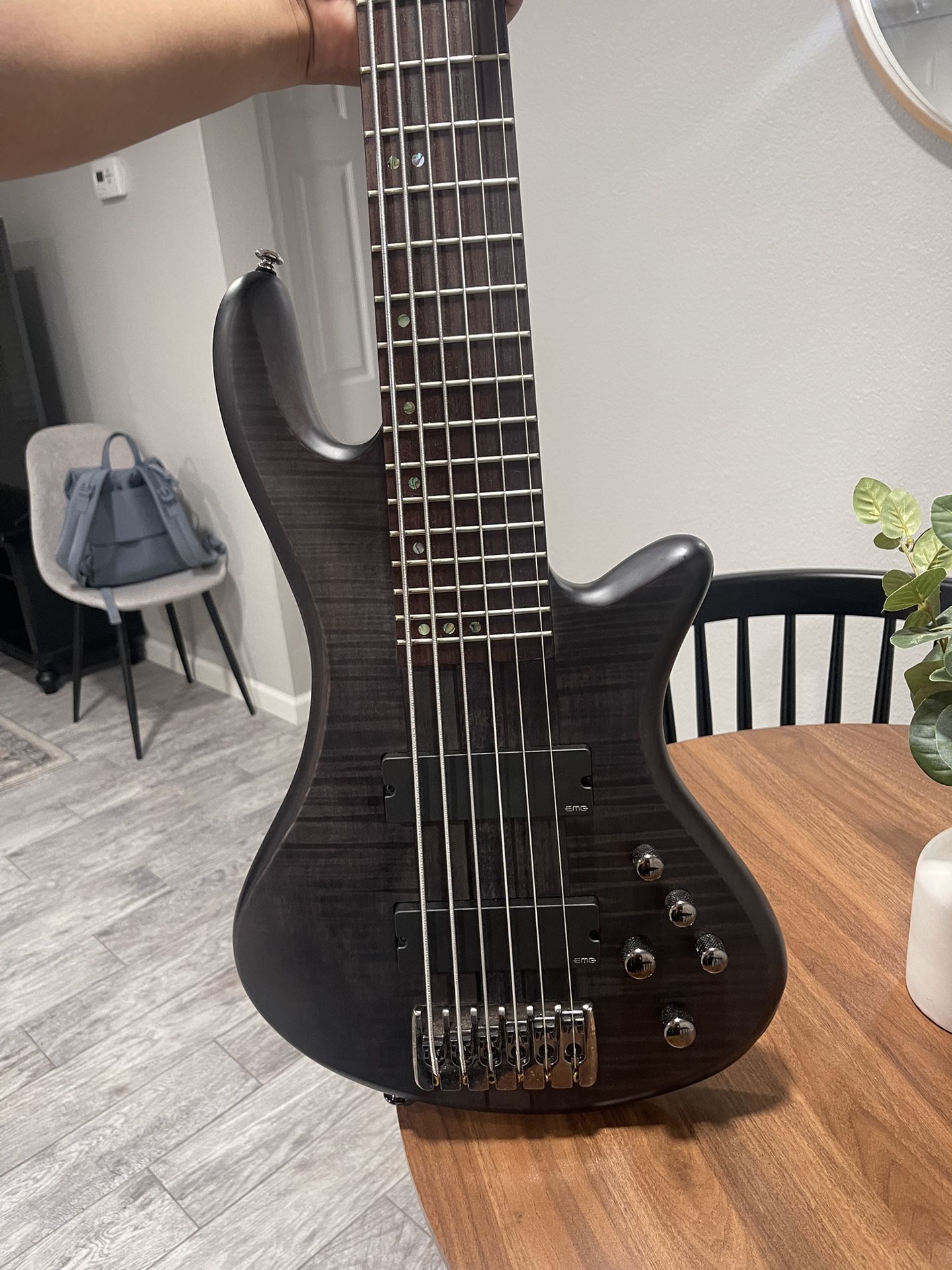 6 string bass guitar