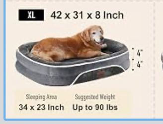 XL Orthopedic Bolster Dog Bed