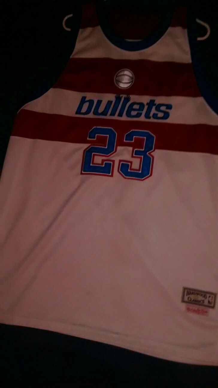Jordan Bullets Jersey mitchel-ness