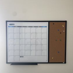 White Board Calendar 