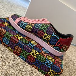 Gucci Wmns Ace GG Supreme Low 'Psychedelic