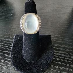 Michael Dawkins Quartz Doublet Starry Night Ring