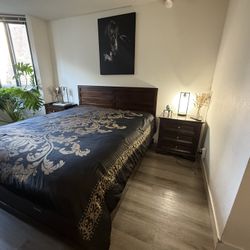 King Bed Frame And 2 Night Stands 