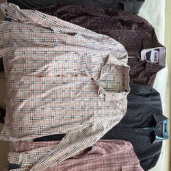 Brand-name shirts, most are new and the others have only been worn once.