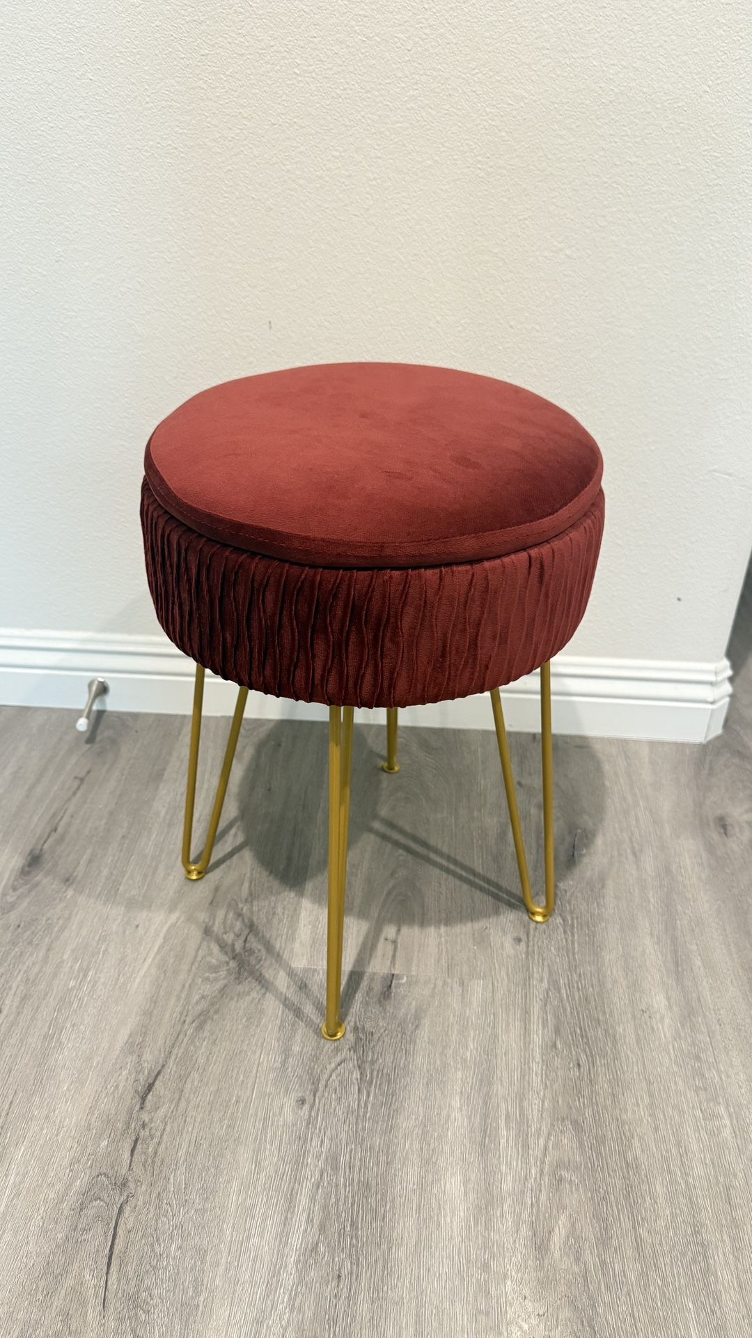 Mirror Front Chair Ottoman