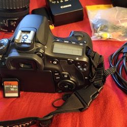 Canon Dslr 30D Professional Two Lenses Two Batteries One Charger And More 500