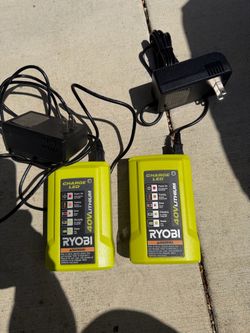 Ryobi 40V Lithium Battery Chargers (2)