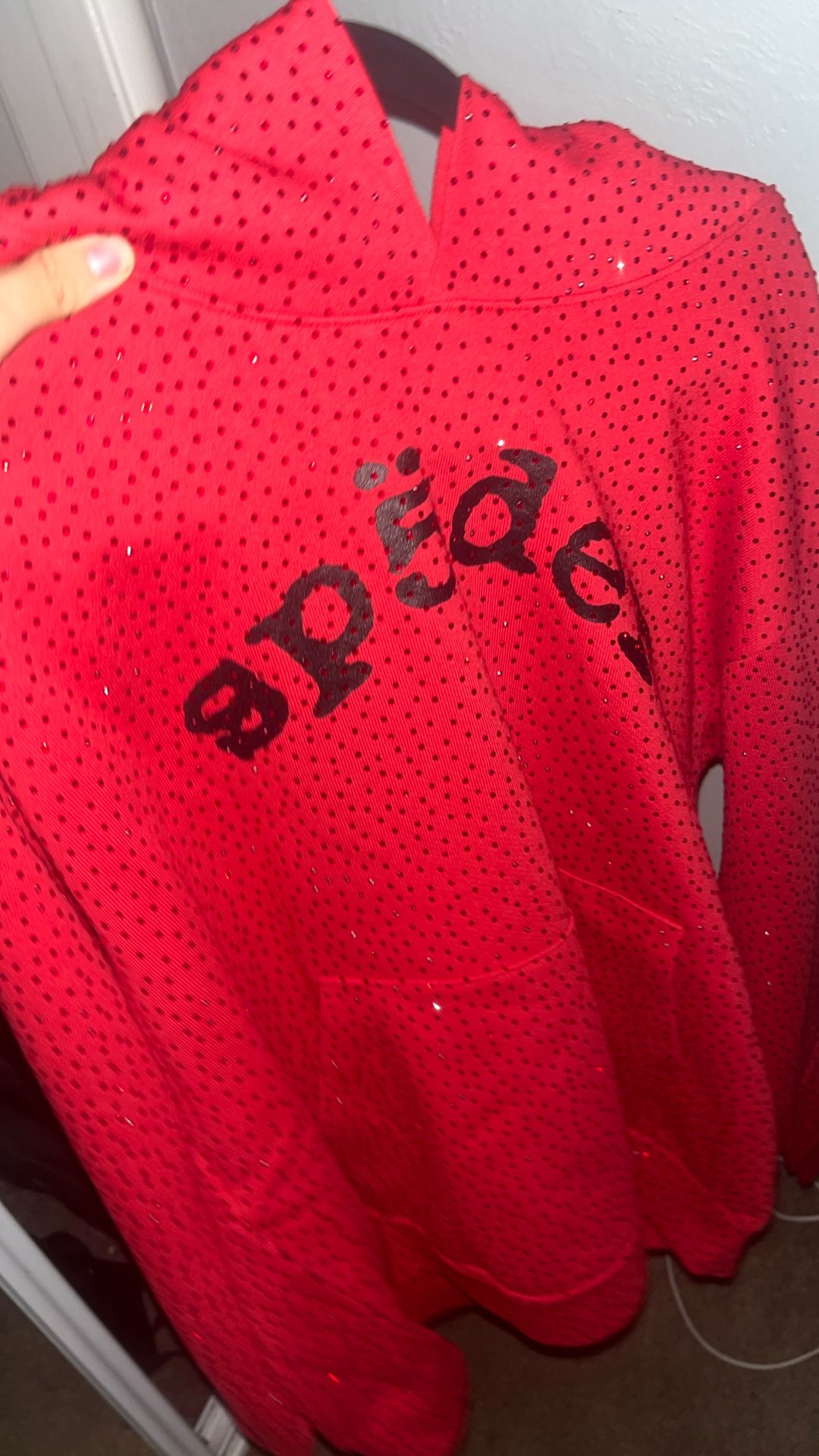 Vvs Sp5der Hoodie Red 