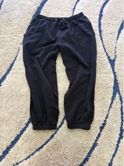 Black Cuffed Aeropostale Sweat Pants