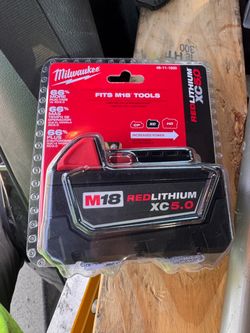 Milwaukee battery 5.0