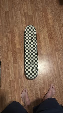  80S Flick Checkered Skateboard vintage!