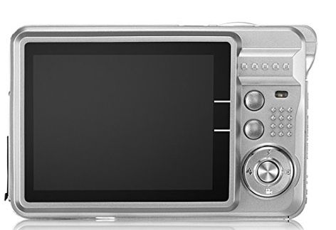 AbergBest 21 Mega Pixels 2.7" LCD Rechargeable HD Digital Camera Video Camera Digital Students Cameras,Indoor Outdoor for Adult/Seniors/Kid (Silver)