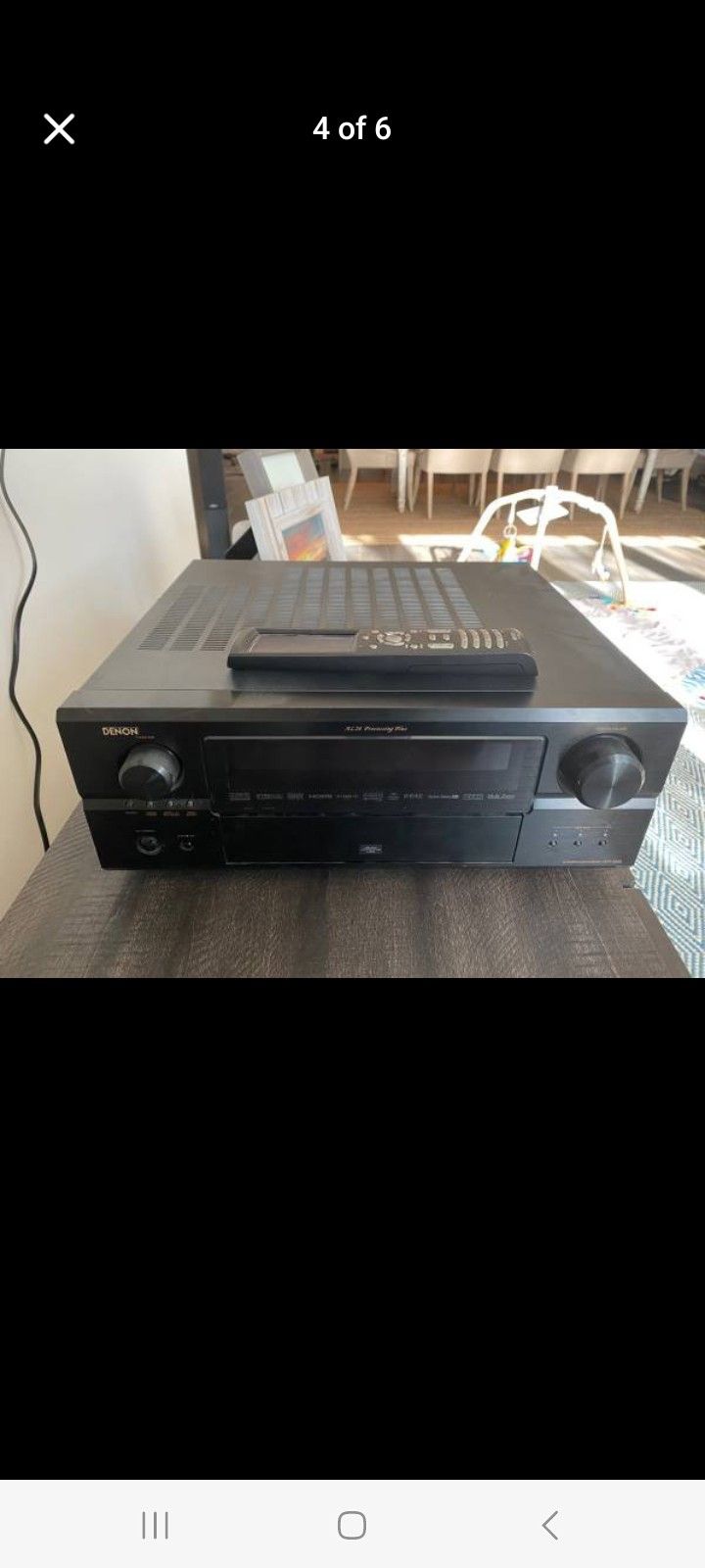 DENON 7.1 AVR-3806 RECEIVER WITH 140 WATTS x 7 CHANNELS, REMOTE CONTROL AND HDMI PORTS $350 FINAL PRICE SAME DAY SHIPPING