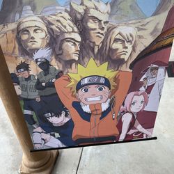 naruto shonen jump's wall scroll
