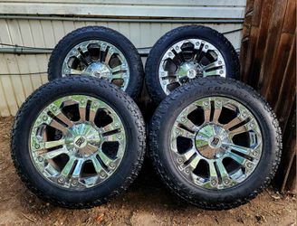 20" XD Rims with All terrain Toyo Tires