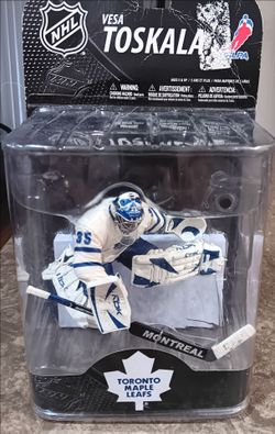 McFarlane 6inch NHL Vesa Toskala Toronto Maple Leafs Goalie