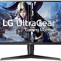 LG UltraGear QHD 27-Inch Gaming Monitor 27GL83A-B - IPS 1ms (GtG), with HDR 10 Compatibility, NVIDIA G-SYNC, and AMD FreeSync, 144Hz, Black  Sent 