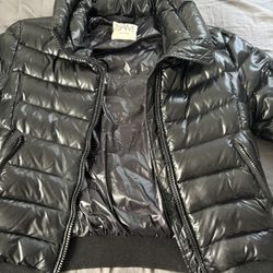 SAM. New York Freestyle Cropped Down Puffer Jacket - Black - Size Large
