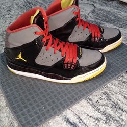 Nike Air Jordan SC 1 Black/ Puter Size 11 Good Condition
