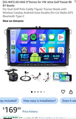 Double Din deck car stereo for Android