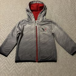 Texans Jacket with Hoodie Size 2t