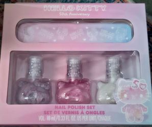 HELLO KITTY 50TH  EDC FESTIVAL NAIL POLISH 🦋💅💅
