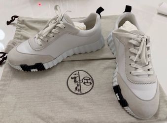 Hermès Bouncing Sneakers White/Black