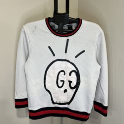Gucci Ghost Sweater Large Sweatshirt Monogram Logo Crewneck