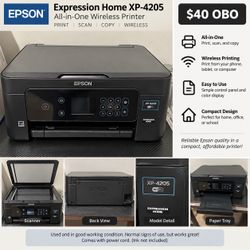 Epson Expression Home XP-4205 All-in-One Printer