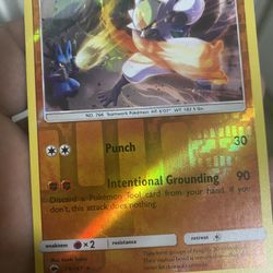 Card Pokémon Rare 