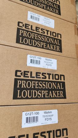 Celestion G12t-100 Hot-100 100 Watt Guitar Speaker. Many Available 4 8 And 16ohm new In Box