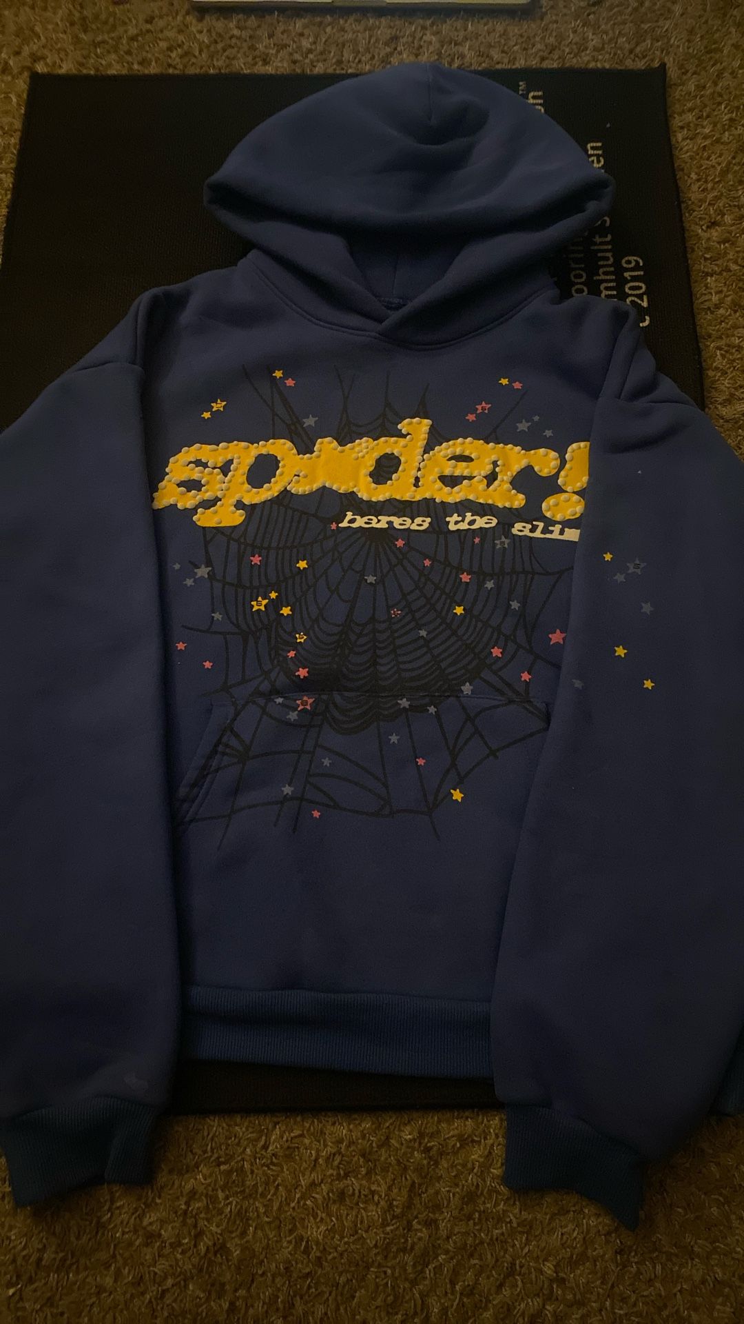 Blue Sp5der Hoodie