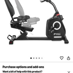 Circuit Recumbent exercise Bike