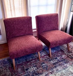 Original Vintage MCM Slipper Chairs