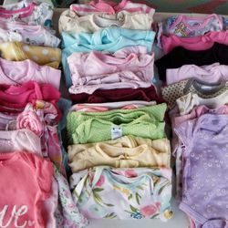 Girls Baby Clothes-Preemie To 18mo 