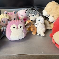 Plushies Stuffed Animals Squishmallows Frozen Elsa