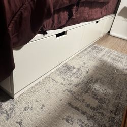 IKEA Queen Size Nordli Bed Frame With Storage