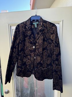 Lauren Ralph Lauren Velvet Blazer, Size 12