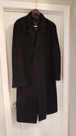 Men's Cashmere Over coat XL