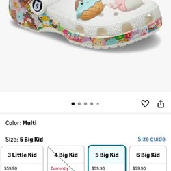 Crocs Squishmallow Size J5 