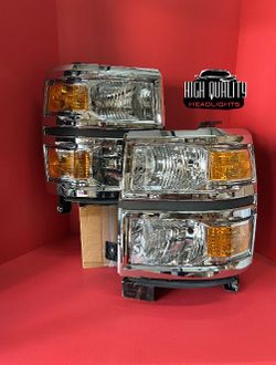 Chevy Silverado 2014-2015 headlights