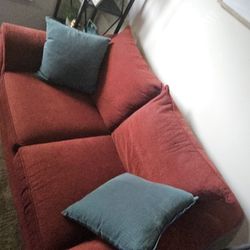 Leather Couch and Love Seat For Sale 