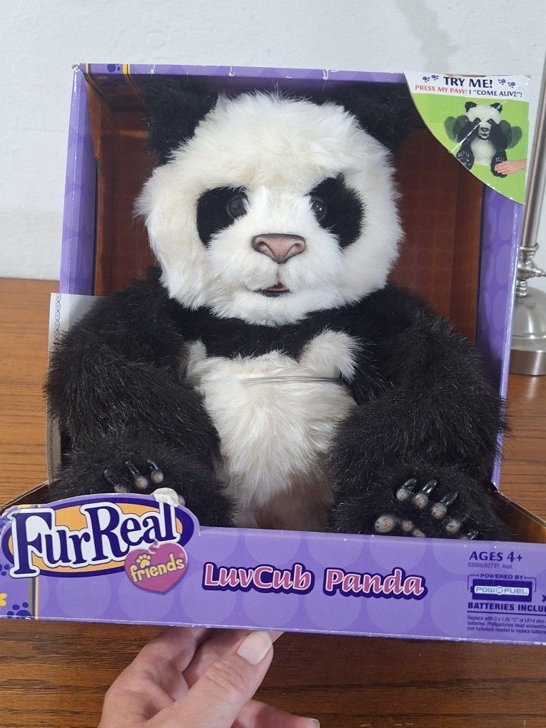 Brand New!! Furreal Friends Interactive Luv Cub Panda 2004 Hasbro