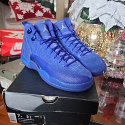 Jordan Retro  12 Deep Royal Blue Size 7y