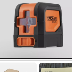 Tacklife SC-L01-50 Feet Laser Level Self-Leveling Horizontal and Vertical Cross-