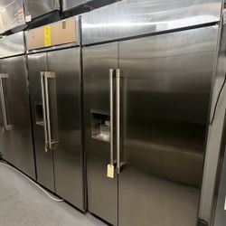 New 42” And 48” Ge Monogram Side By Side Refrigerator 