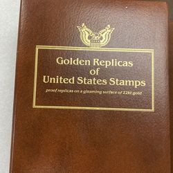 Golden Replicas Of US Stamps
