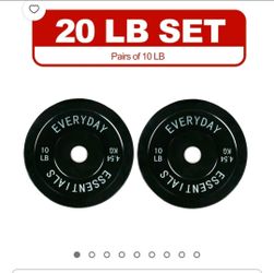 New 10 lb weight plate Set