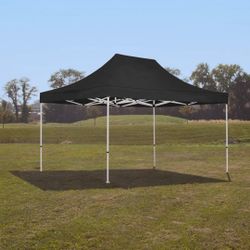 Black, 10 x 15 FT Pop Up Canopy Tent